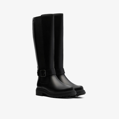 Orinoco 3 Tall Black Leather | Clarks