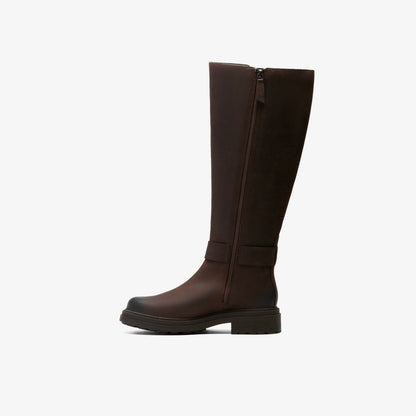 Orinoco 3 Tall Dark Brown Leather | Clarks Discount