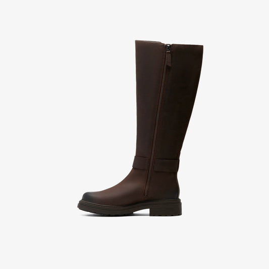 Orinoco 3 Tall Dark Brown Leather | Clarks Discount