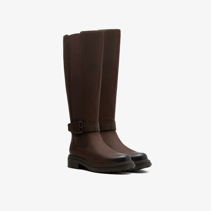 Orinoco 3 Tall Dark Brown Leather | Clarks Discount