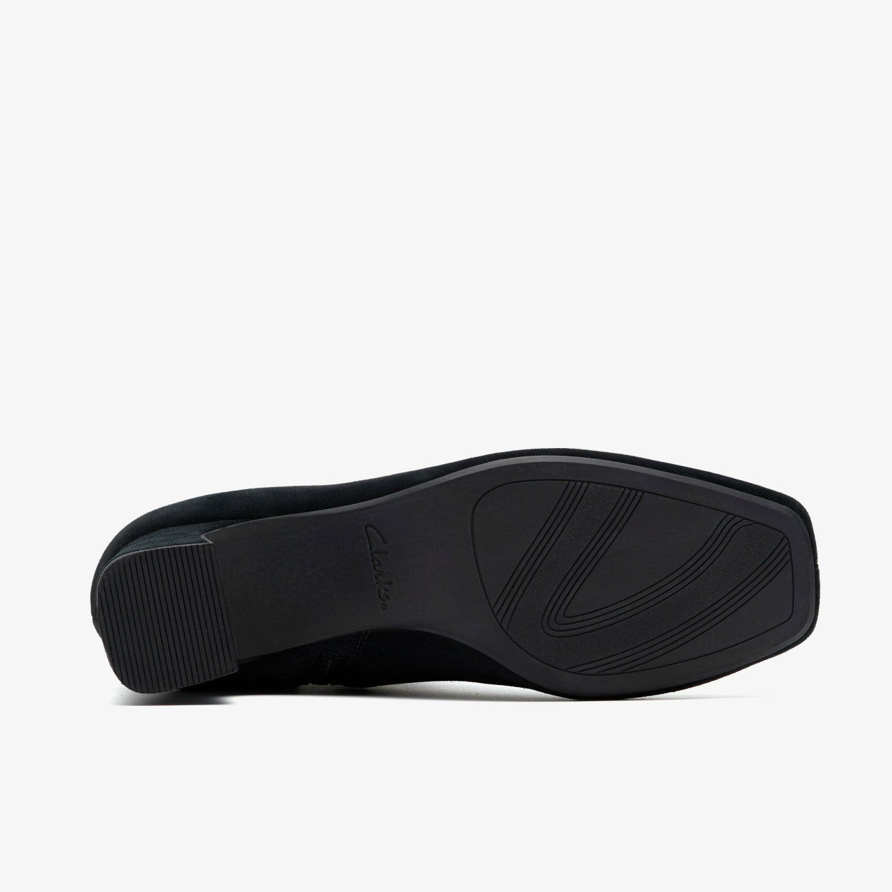 Fernie Zip Black Suede | Clarks
