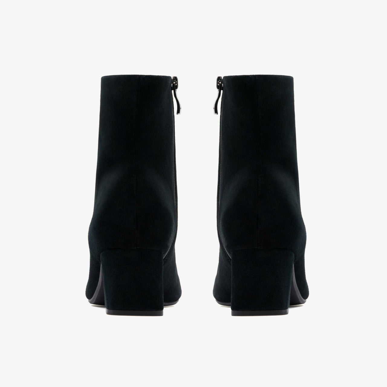 Fernie Zip Black Suede | Clarks