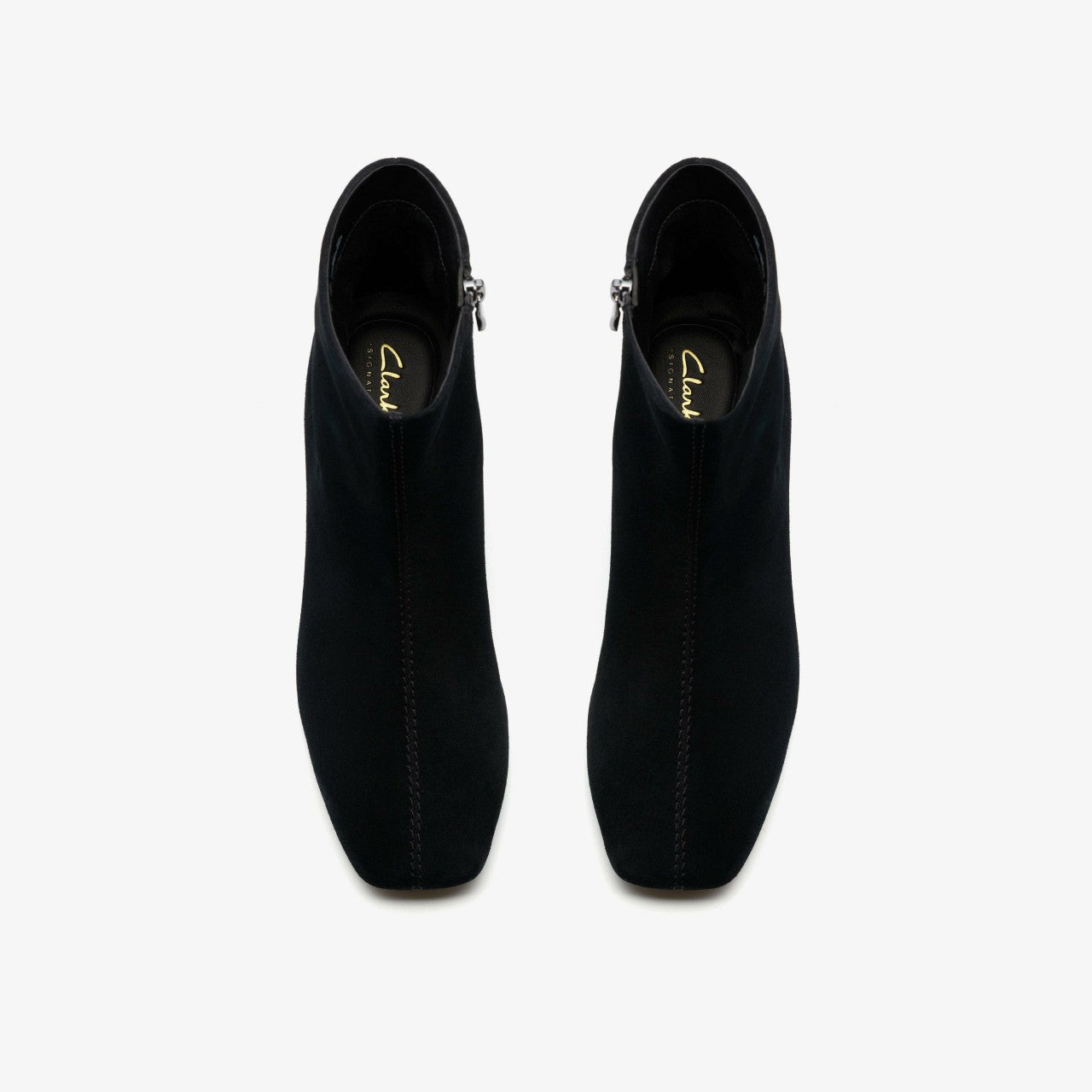 Fernie Zip Black Suede | Clarks