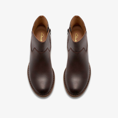 Kastela Top Brown Leather | Clarks Onsale
