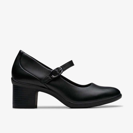Shaya Jane Black Leather | Clarks Discount