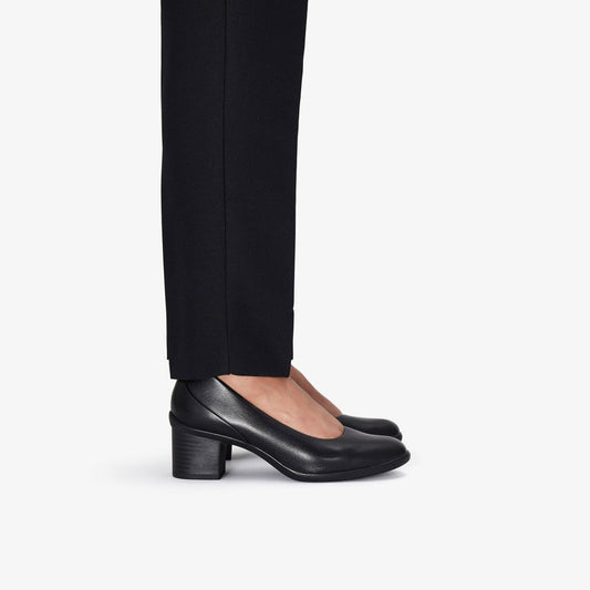 Shaya Poppy Black Leather | Clarks For Sale