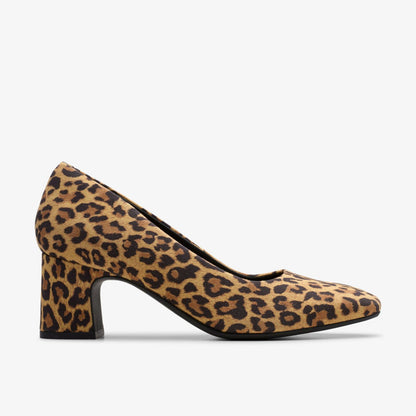 Fernie Court Leopard Suede | Clarks Discount