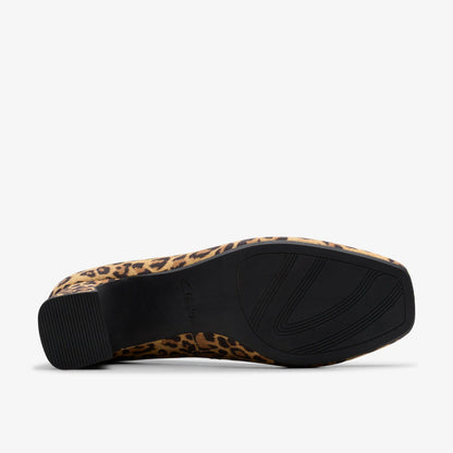 Fernie Court Leopard Suede | Clarks Discount