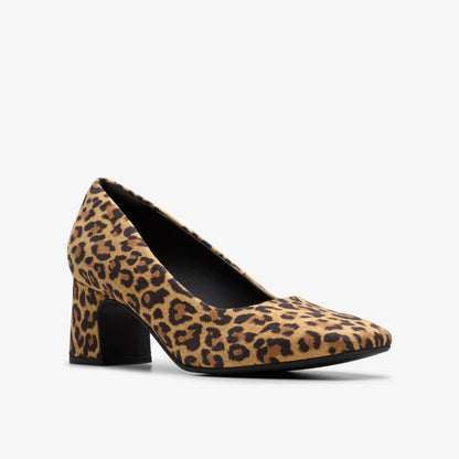 Fernie Court Leopard Suede | Clarks Discount