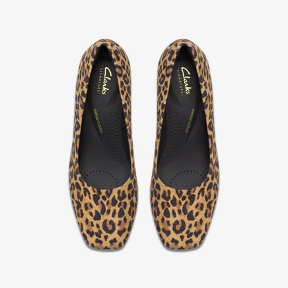 Fernie Court Leopard Suede | Clarks Discount