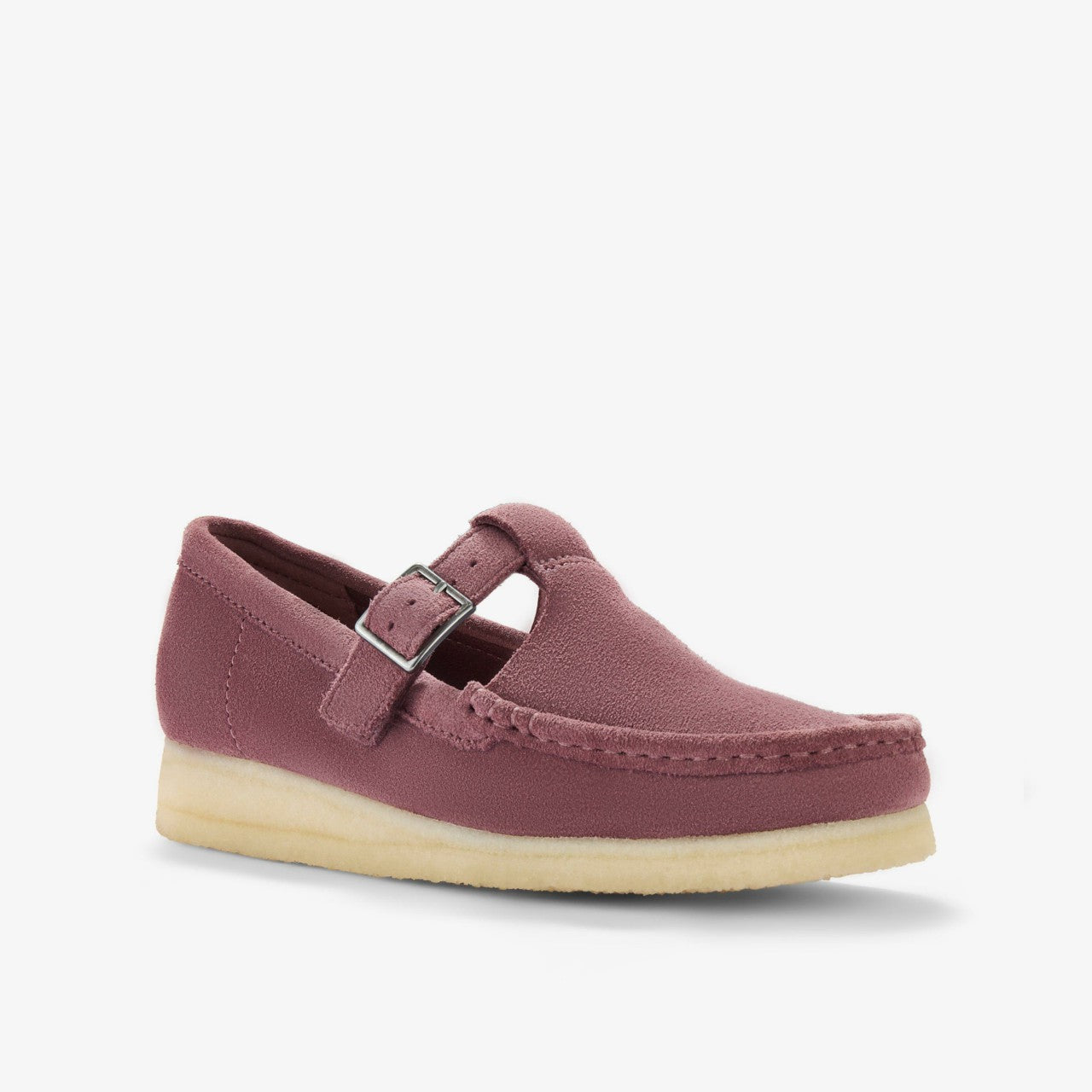 Wallabee T Bar Rose Brown Suede | Clarks For Sale