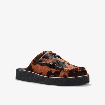 Desert Nomad Mule Brown Cow Print | Clarks Onsale