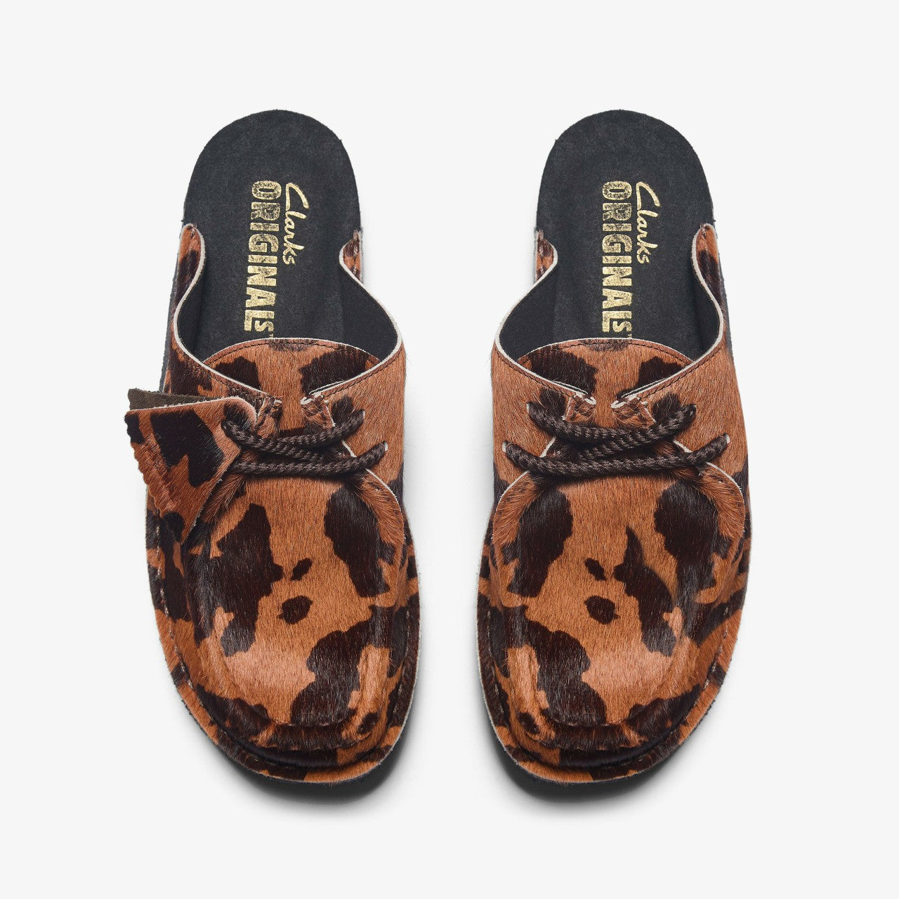 Desert Nomad Mule Brown Cow Print | Clarks Onsale
