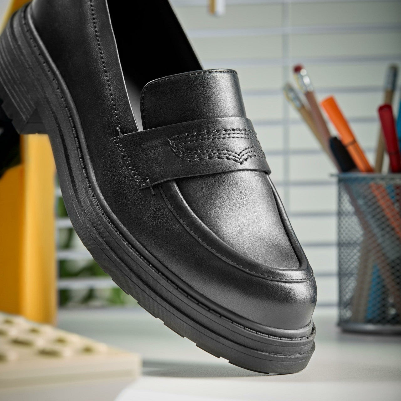 Orinoco3 Edge Black Leather | Clarks US