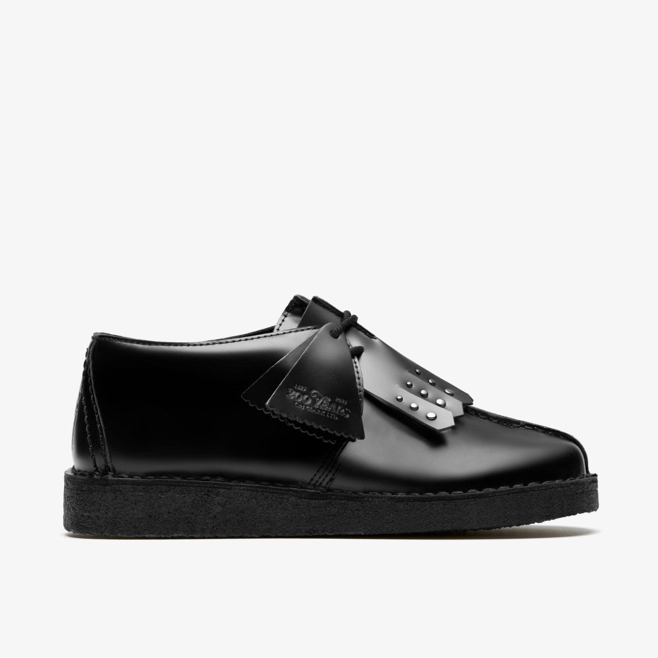 Desert Trek Black Hi Shine Leather | Clarks Sale