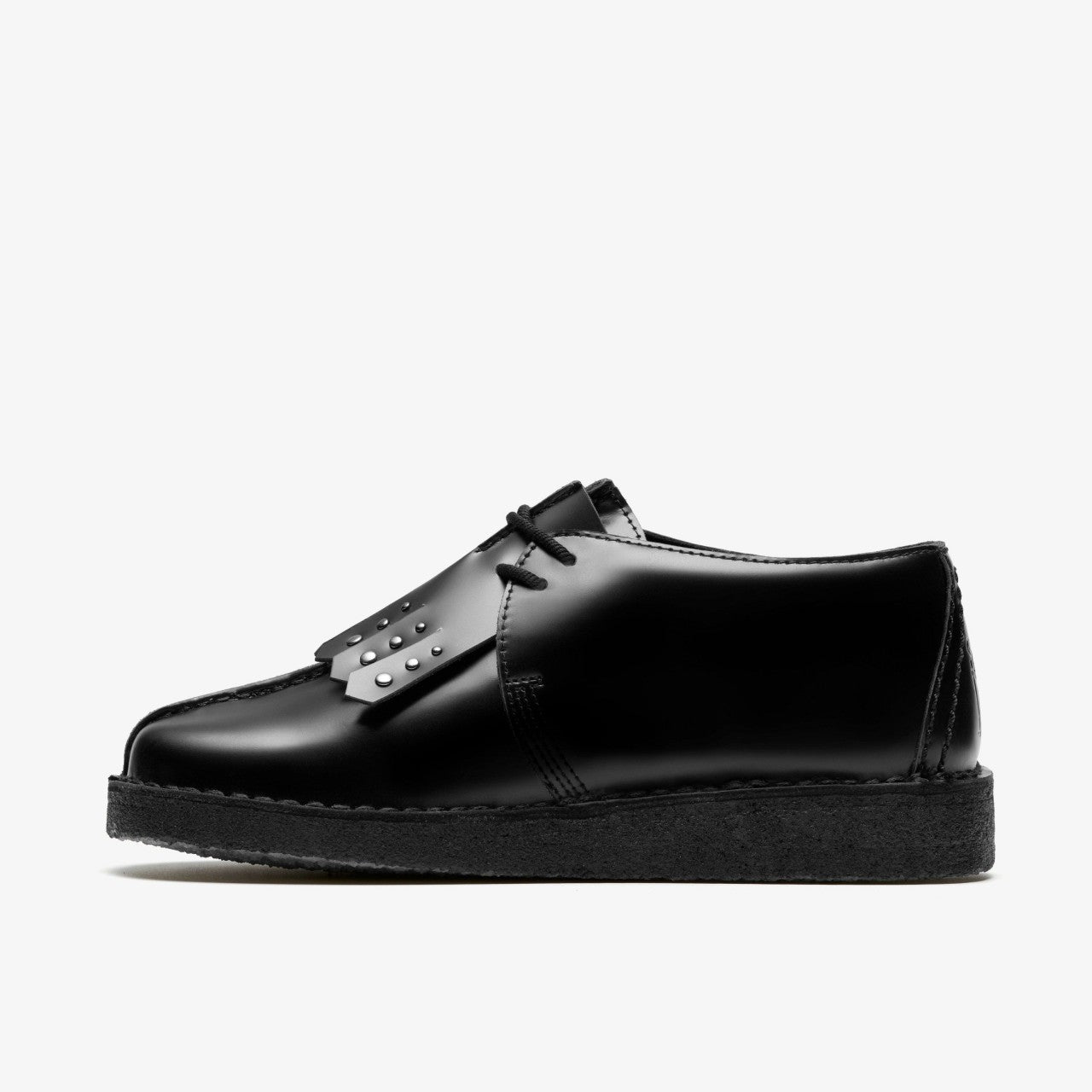 Desert Trek Black Hi Shine Leather | Clarks Sale