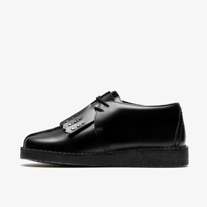 Desert Trek Black Hi Shine Leather | Clarks Sale