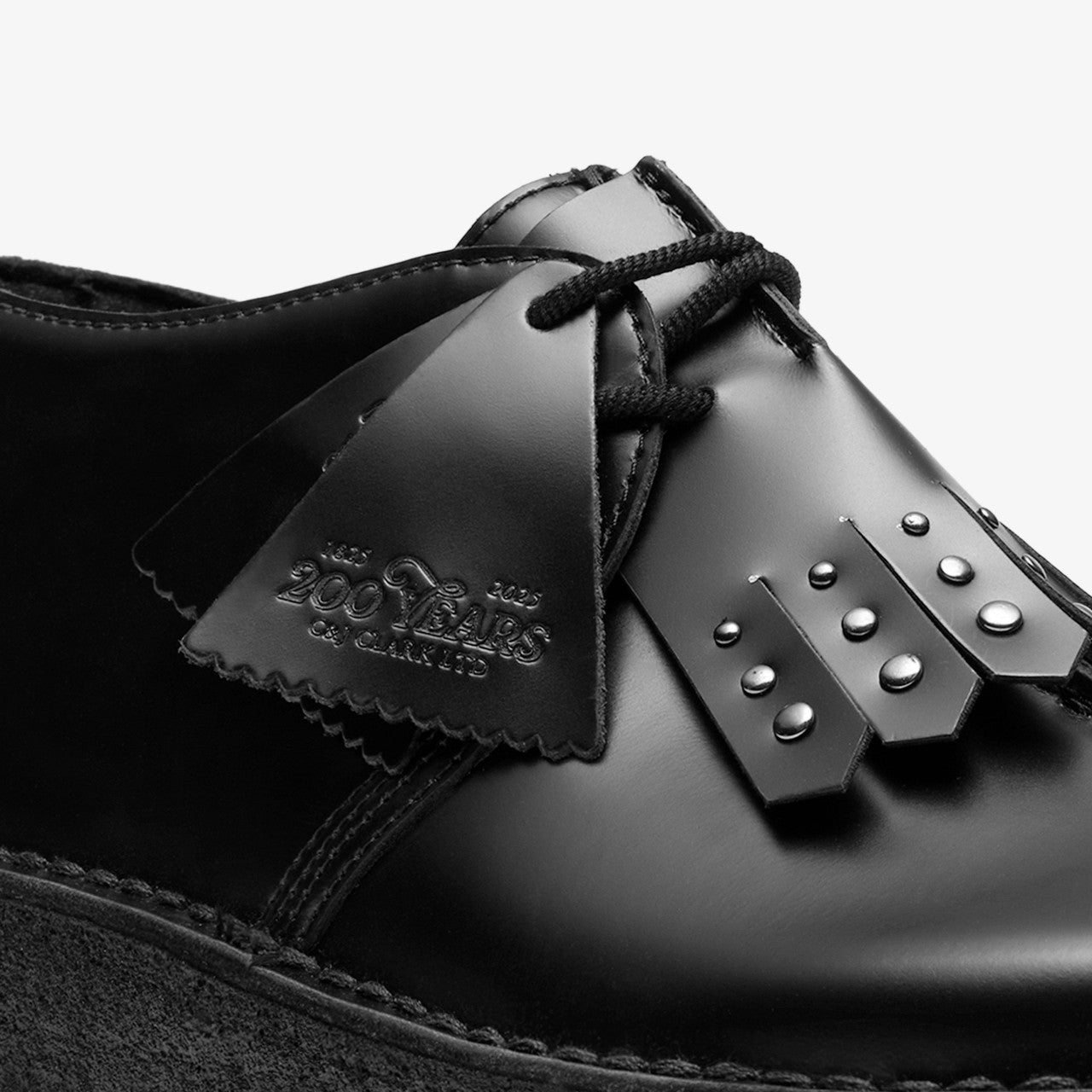 Desert Trek Black Hi Shine Leather | Clarks Sale