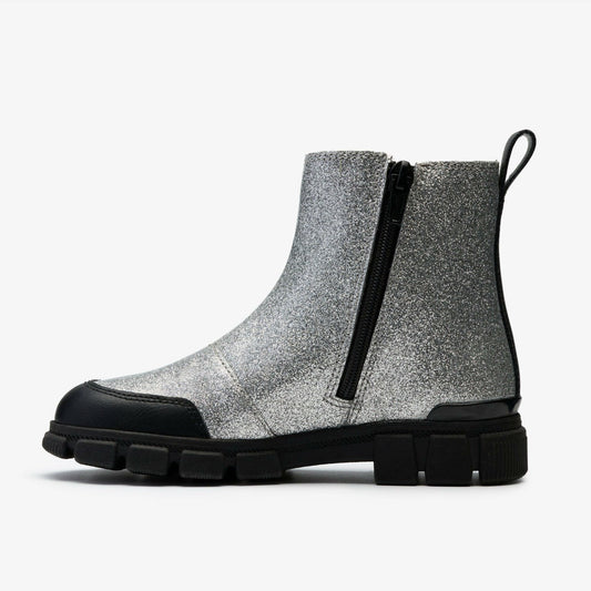 Evyn Chelsea Kid Silver Patent | Clarks For Sale