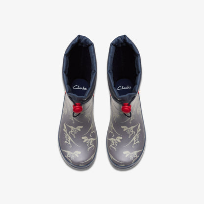 Tarri Race Kid Grey Combination | Clarks Sale