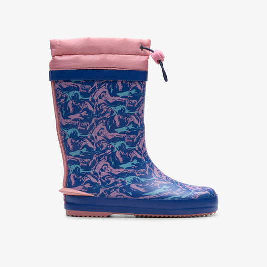 Tarri Race Kid Blue Combination | Clarks Discount
