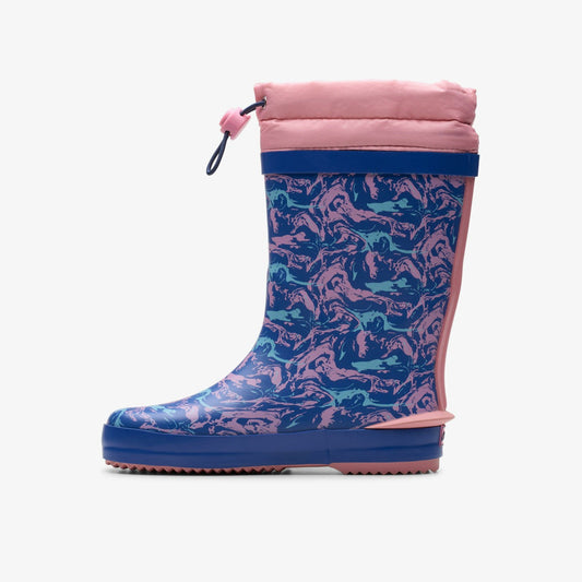 Tarri Race Kid Blue Combination | Clarks Discount