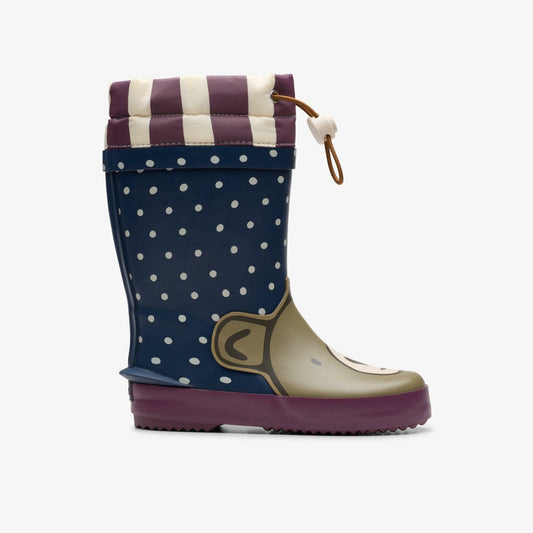 Tarri Race Toddler Navy Combination | Clarks US