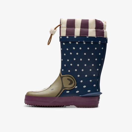 Tarri Race Toddler Navy Combination | Clarks US