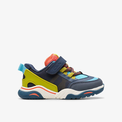 Feather Track Toddler Navy Combination | Clarks Onsale