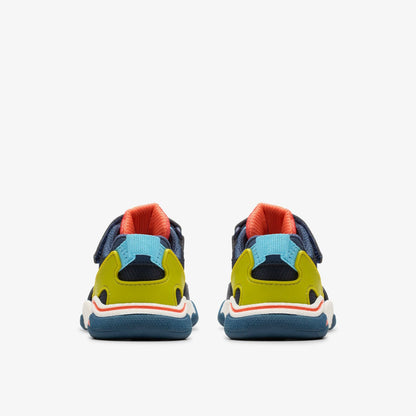 Feather Track Toddler Navy Combination | Clarks Onsale