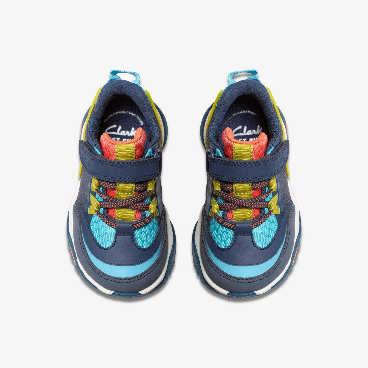 Feather Track Toddler Navy Combination | Clarks Onsale