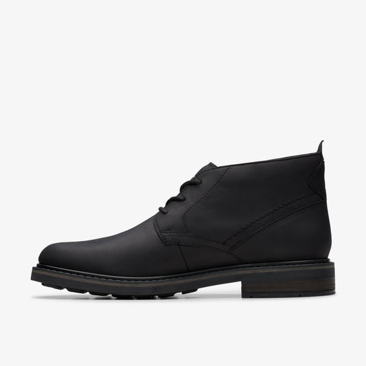 Newford Mid Black Leather | Clarks US