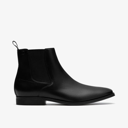 Paulton Easy Black Leather | Clarks Onsale