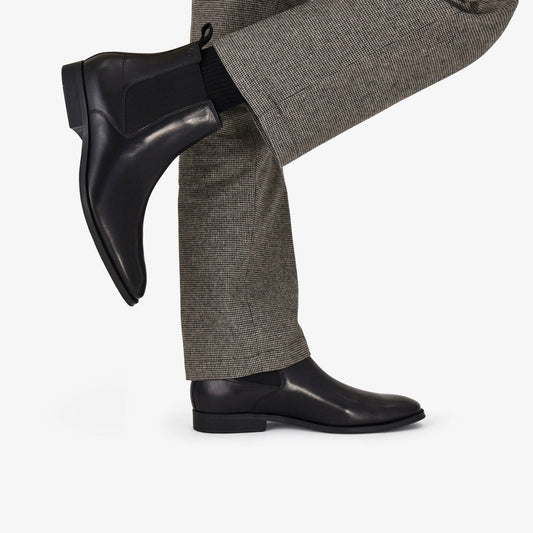 Paulton Easy Black Leather | Clarks Onsale