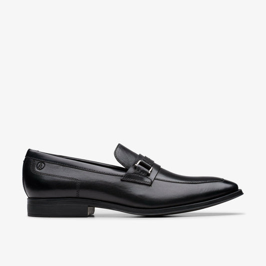 Paulton Lo Black Leather | Clarks US