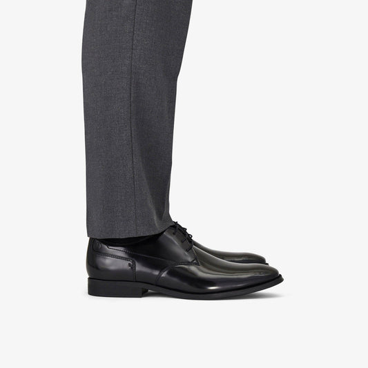 Paulton Lace Black Hi Shine Leather | Clarks Onsale