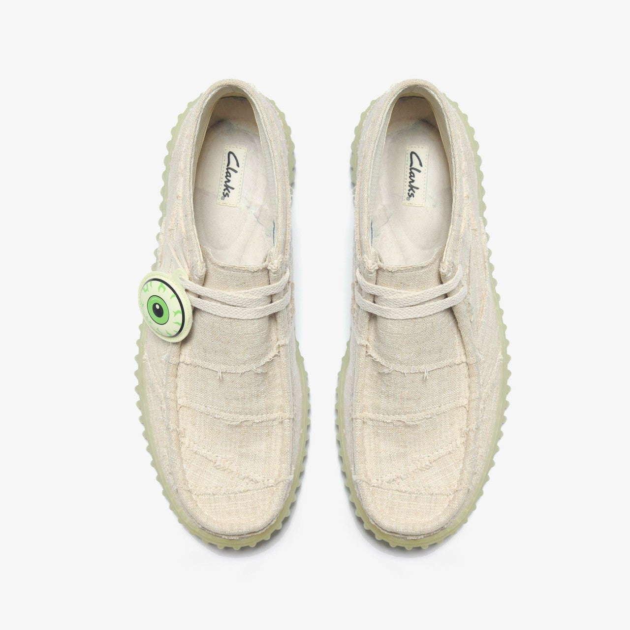 Torhill Hallow Off White Textile | Clarks Discount