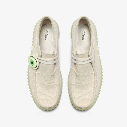 Torhill Hallow Off White Textile | Clarks Discount