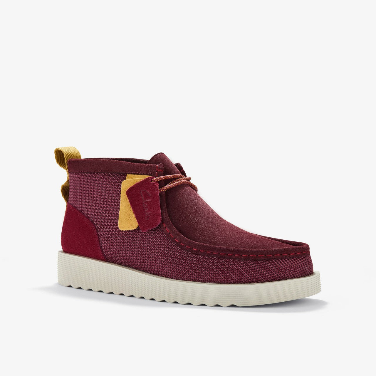 Wallabee FTR2 Boot Burgundy Combination | Clarks For Sale