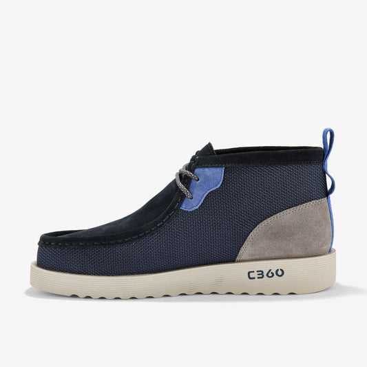 Wallabee FTR2 Boot Navy Combination | Clarks Onsale