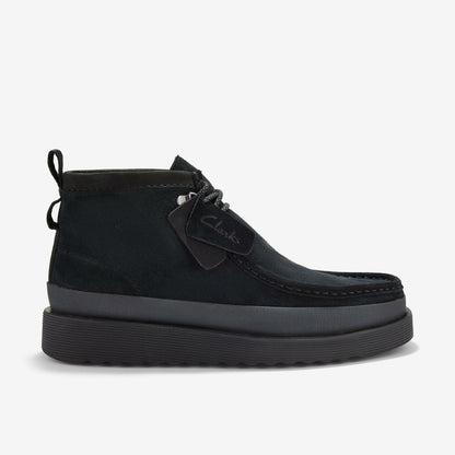 Wallabee FTR2 Hi Black Suede | Clarks Discount