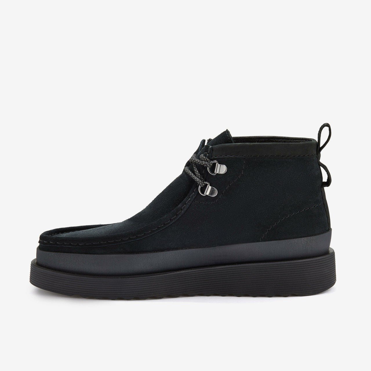 Wallabee FTR2 Hi Black Suede | Clarks Discount