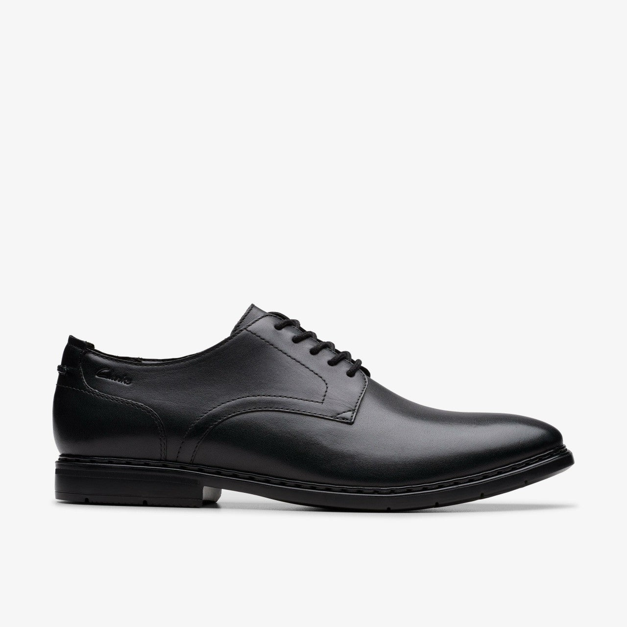Banbury Derby Black Leather | Clarks Onsale