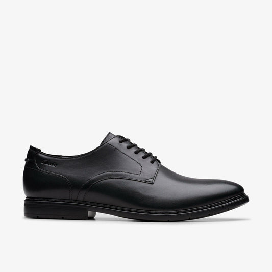 Banbury Derby Black Leather | Clarks Onsale