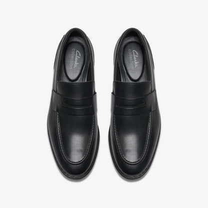 Banbury Lo Black Leather | Clarks