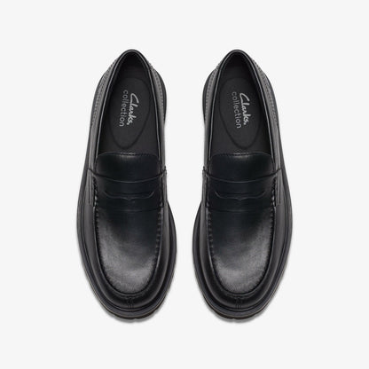 Berwick Lo Black Leather | Clarks US
