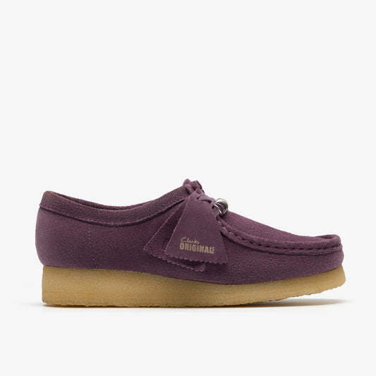 Wallabee Plum Suede | Clarks Discount