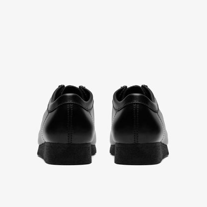 Wallabee Black Hi Shine Leather | Clarks