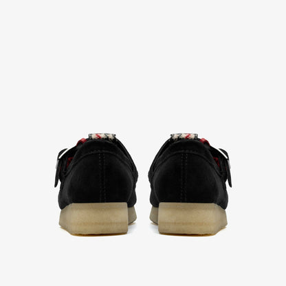 Wallabee T Bar Black Tweed Combination | Clarks