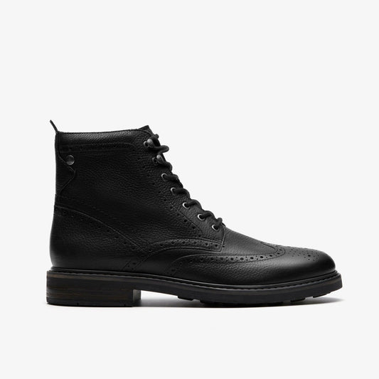 Newford Lace Boot Black Leather | Clarks
